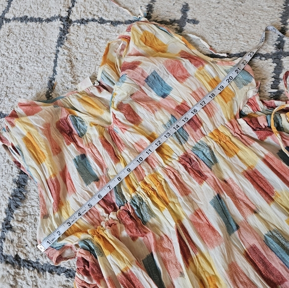 Anthropolgie Lilka Painters Palette Sleeveless Mini Dress Large - Picture 6 of 6